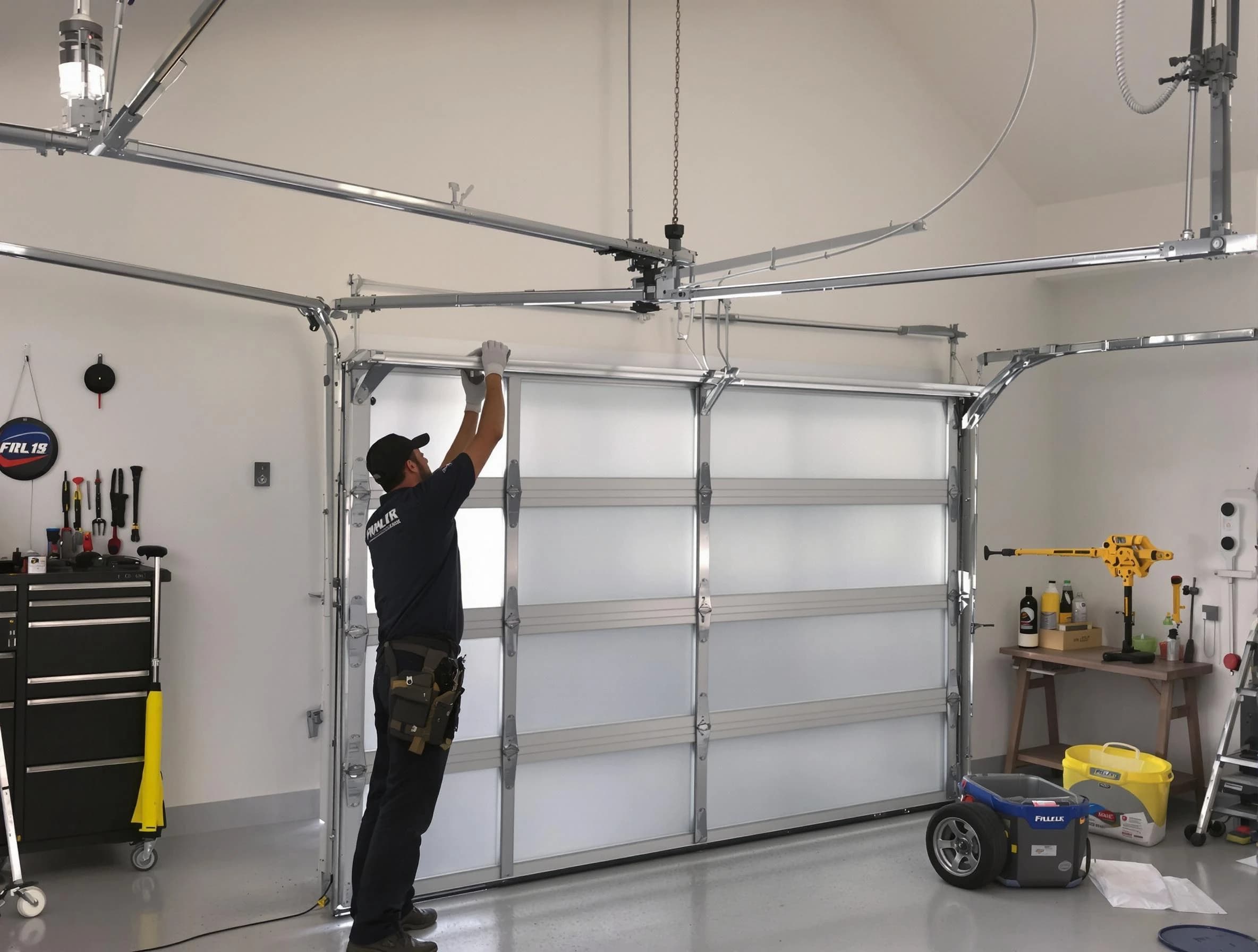 Newcastle Garage Door Repair certified team performing precision garage door installation in Newcastle