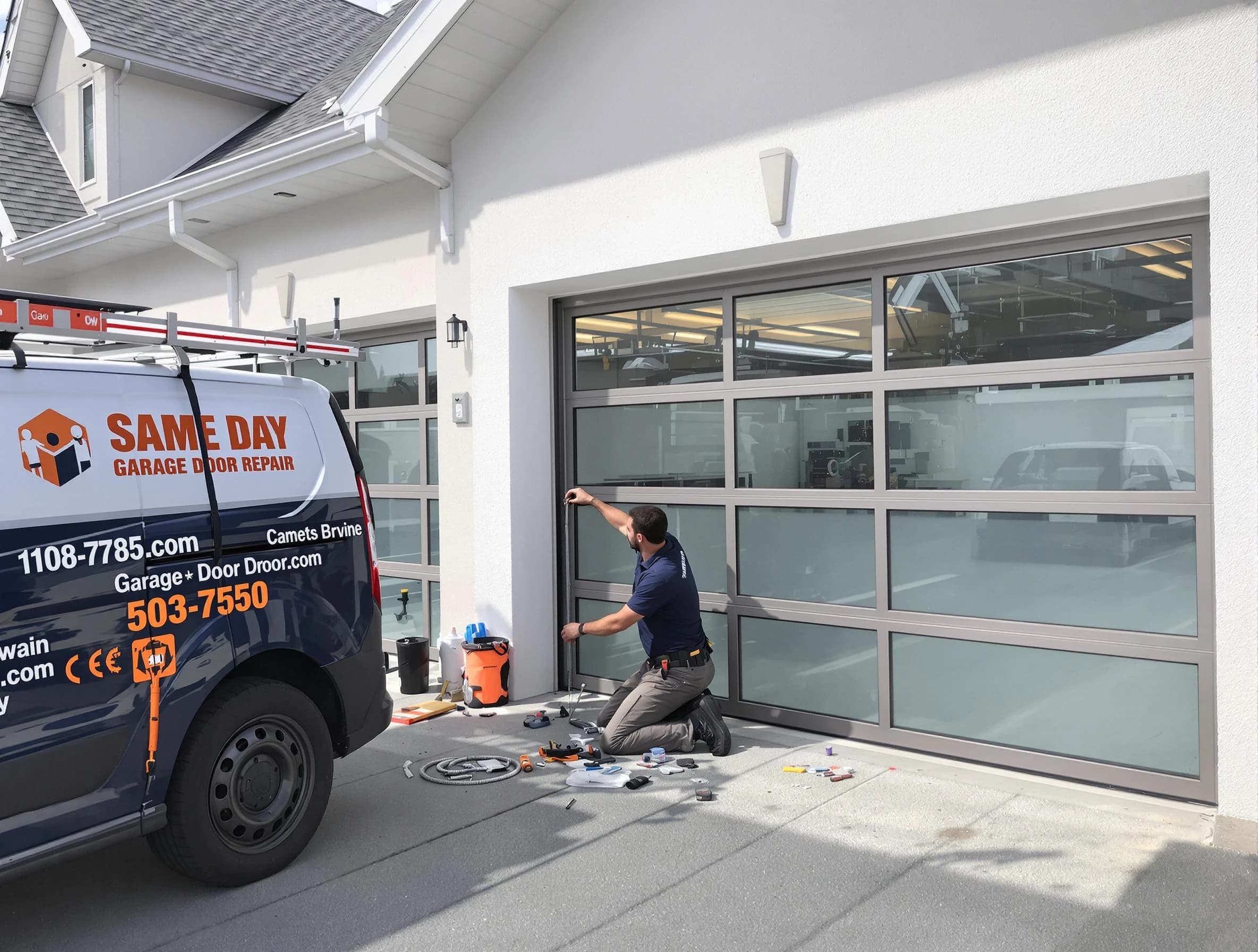 Same-day garage door repair service by Newcastle Garage Door Repair in Newcastle