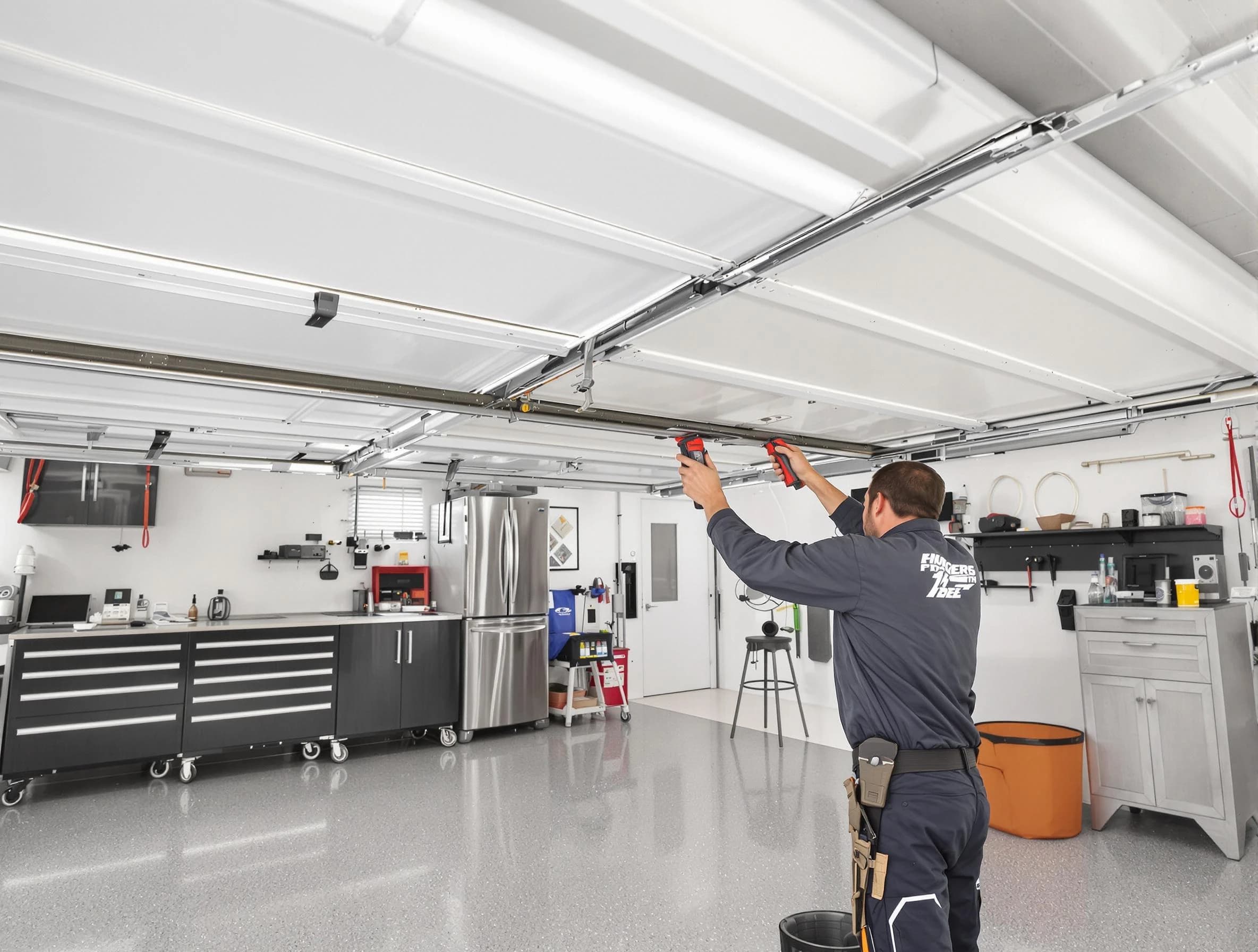 Overhead garage door repair service by Newcastle Garage Door Repair in Newcastle