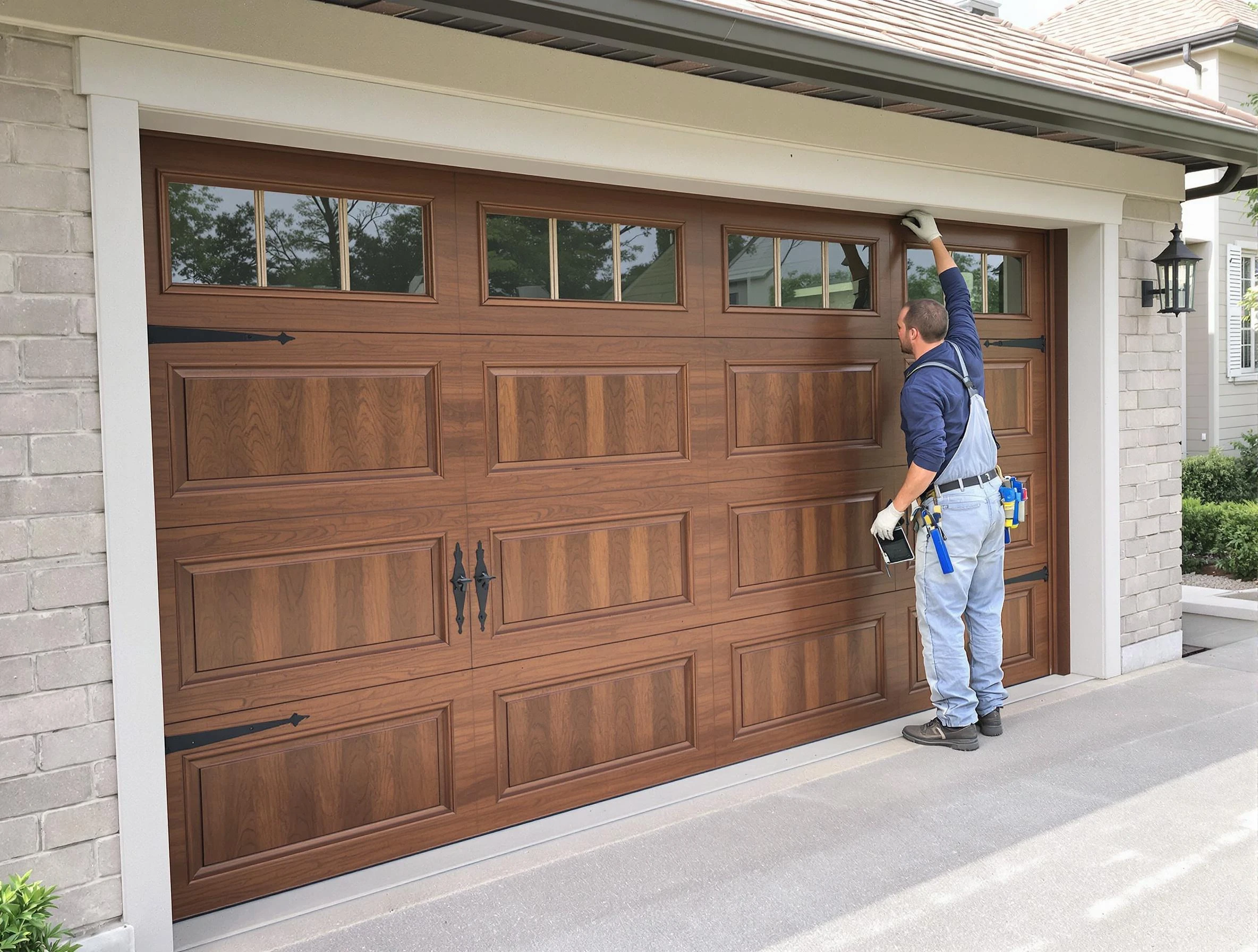 Custom garage door showcase by Newcastle Garage Door Repair in Newcastle