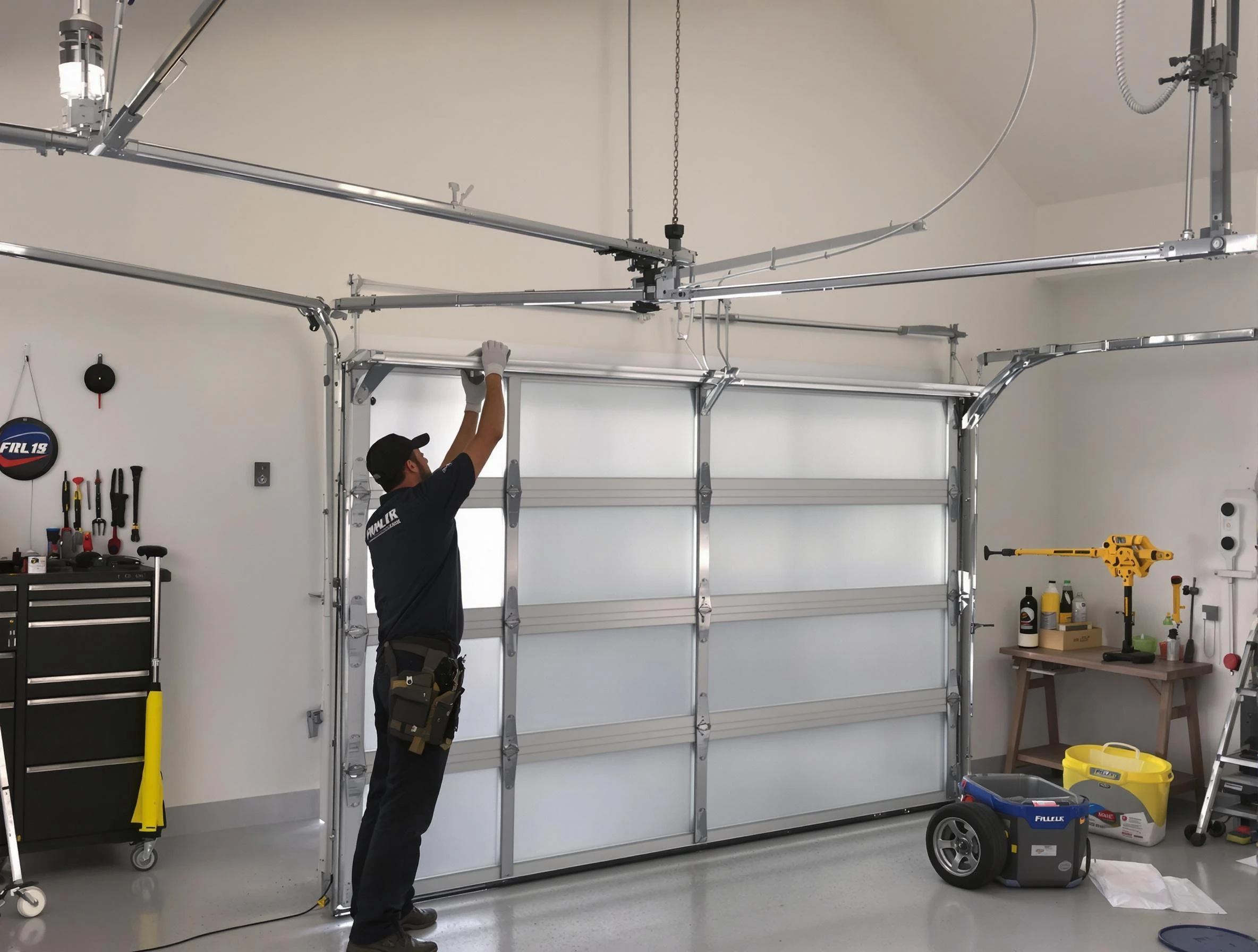 Newcastle Garage Door Repair certified team performing precision garage door installation in Newcastle
