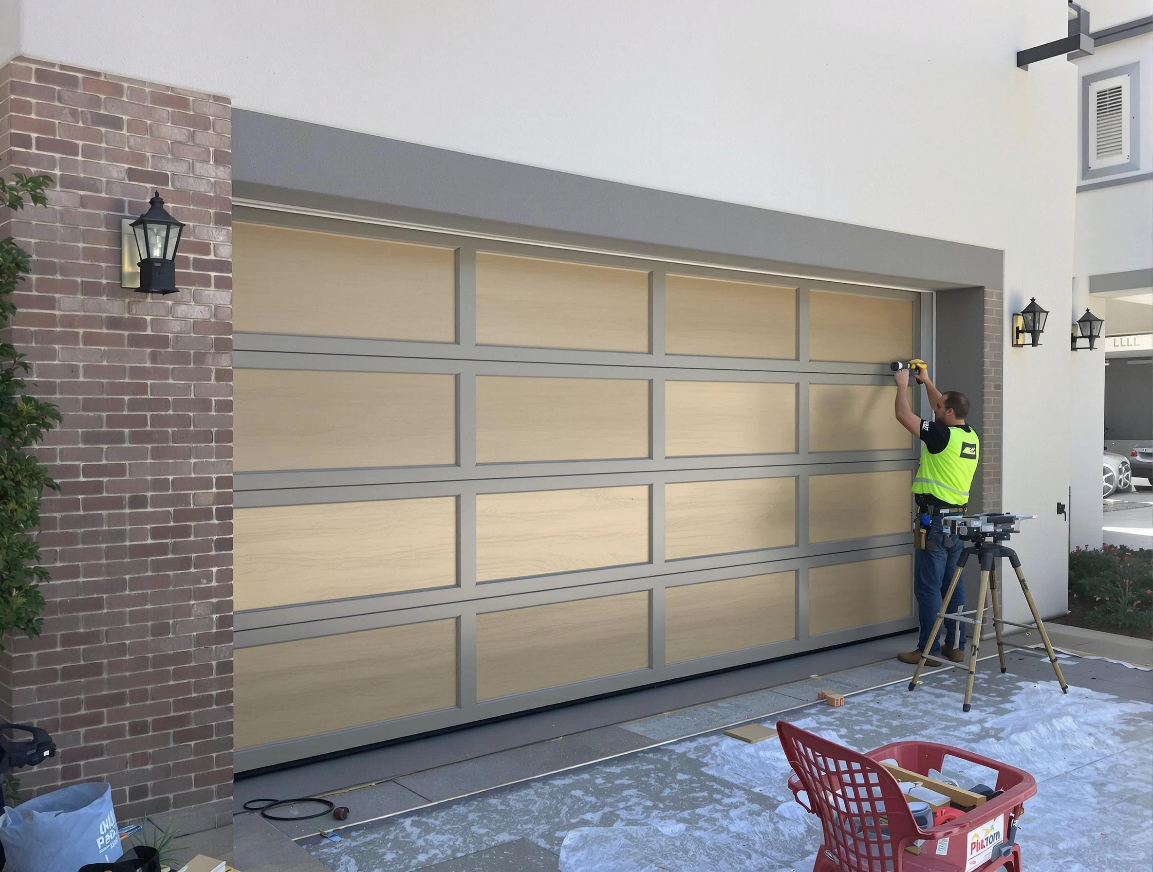 Garage door replacement service by Newcastle Garage Door Repair in Newcastle