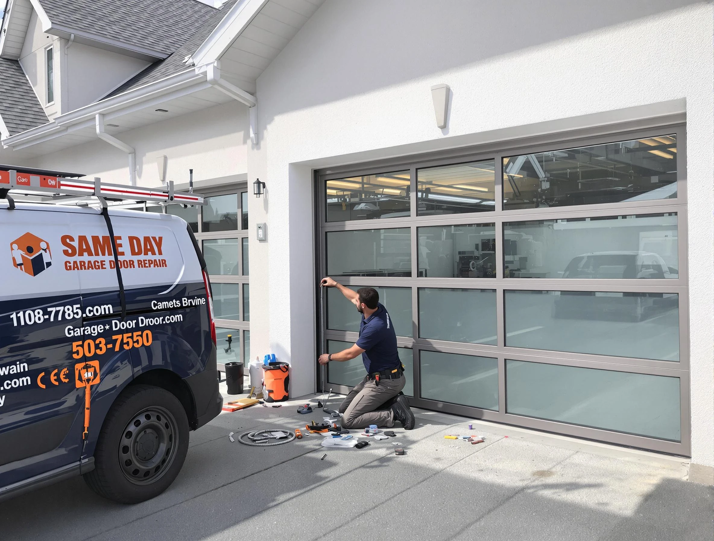 Same-day garage door repair service by Newcastle Garage Door Repair in Newcastle